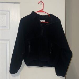 TNA Cozy Black Sherpa Jacket